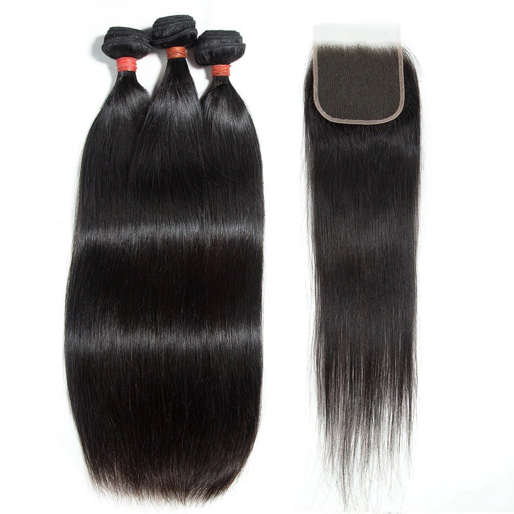 5x5 HD lace closure with bundles