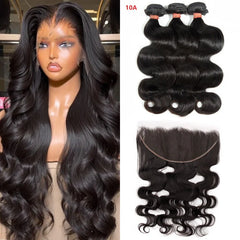 13x6 hd lace frontal and bundles bodywave
